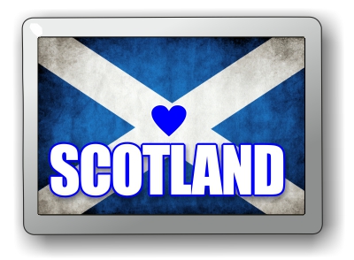 Love Scotland Fridge Magnet